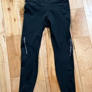 Nike Black Leggings with Reflective Accents